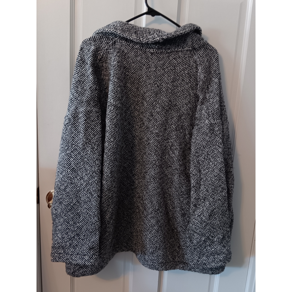 Eileen Fisher Womens Med Peruvian-Organic-Cotton Shawl-Collar Jacket - Picture 4 of 4